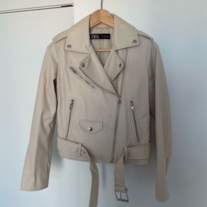 ZARA Faux Leather Jacket